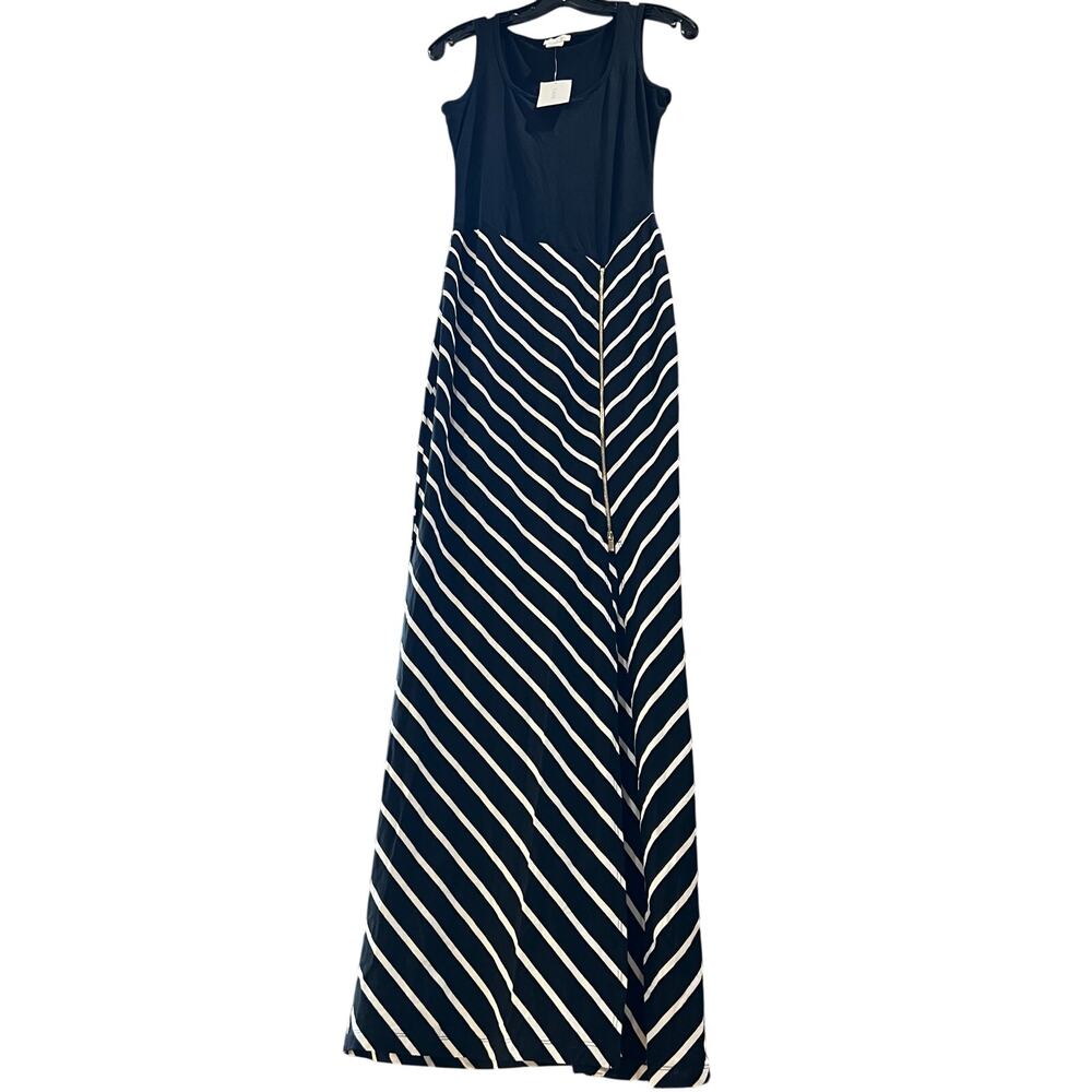 Cache Maxi Dress w/ Front Zipper Slit